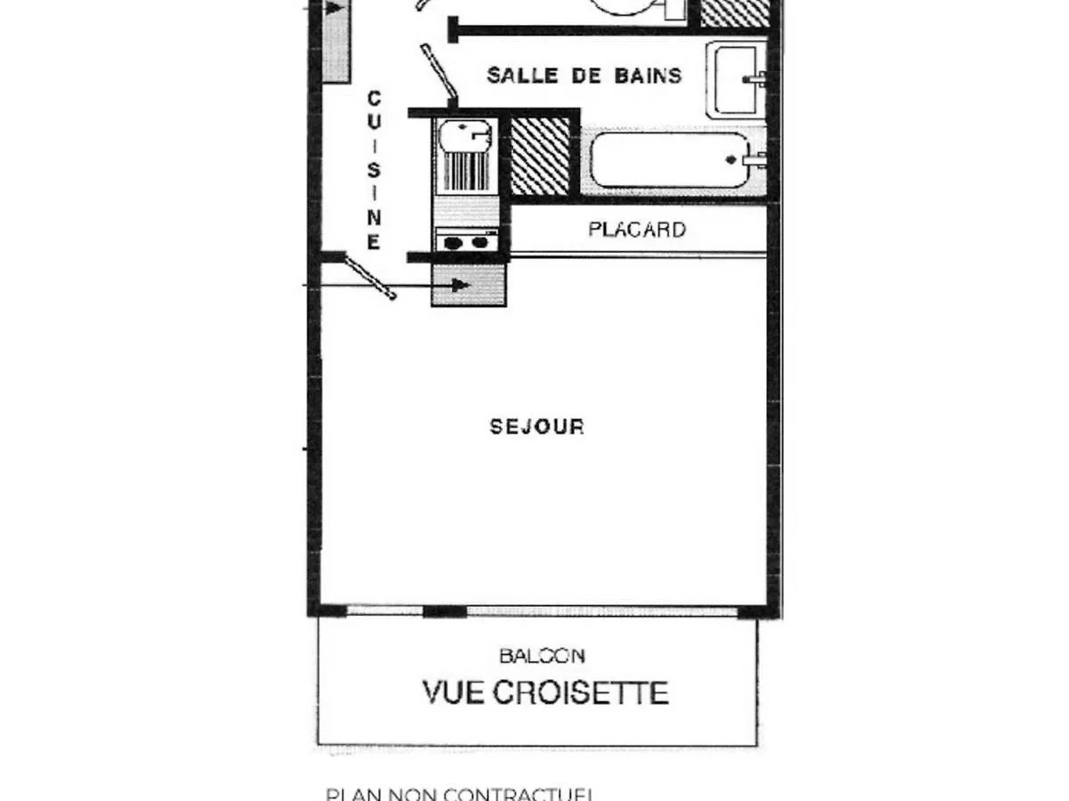 Studio Renove, Ski Aux Pieds, Balcon Ensoleille, 4 Pers., Centre Des Menuires - Fr-1-452-195 Saint-Martin-de-Belleville 0*,  France